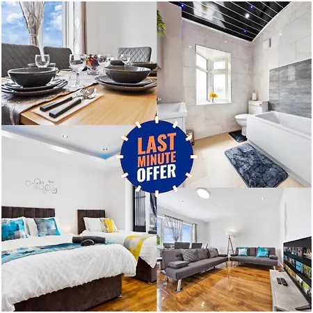Apartamento Bright 4Br 2Ba Gem In Wembley Harrow - Sleeps 8